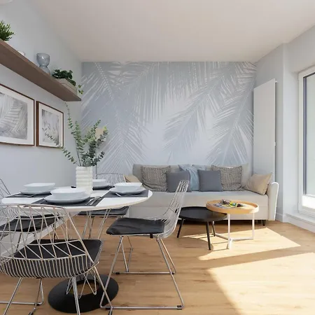 Lejlighed Modern With Air Conditioning And Parking Near The Pge Stadium In By Renters Warszawa
