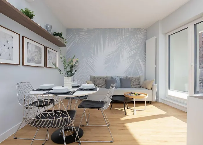 Apartment Modern With Air Conditioning And Parking Near The Pge Stadium In By Renters Warsaw